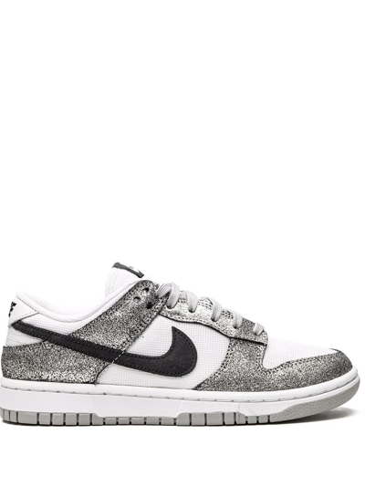 Nike W Dunk Low Sneaker In Metallic Silver  Off Noir  White & Silve