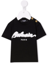 BALMAIN LOGO-PRINT T-SHIRT