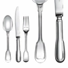 Christofle Silver Plated Chinon Dessert Spoon 0027-014 In Silver