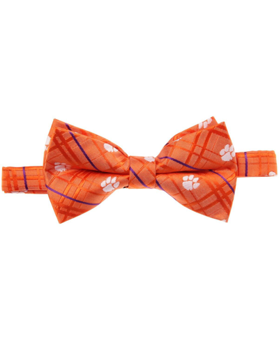 Eagles Wings Men's Orange Clemson Tigers Oxford Bow Tie