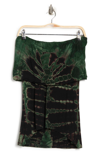 Go Couture Popover Off-the-shoulder Sweater In Olive