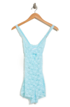 Honeydew Peek-a-dew Mia Lace Teddy In Somethngbl