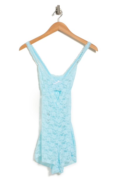 Honeydew Peek-a-dew Mia Lace Teddy In Somethngbl