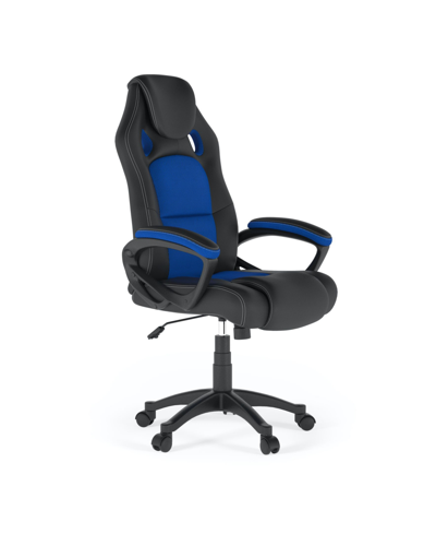 Lifestyle Solutions Stanton Gaming Chair In Black And Blue