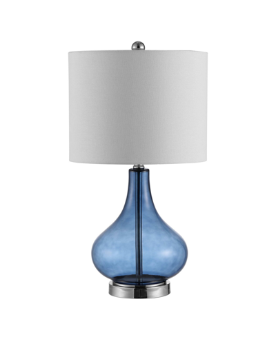 Safavieh Brooks Glass Table Lamp In Blue