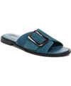 Naturalizer Forrest Slide Sandals Women's Shoes In Cosmic Teal