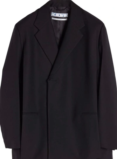 Off-white Black Crease Double Breasted Blazer