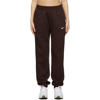 Nike Brown Sportswear Essential Collection Lounge Pants In Brown Basalt/white