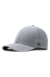 Melin Hydro A-game Snapback Baseball Cap In Light Grey/maroon