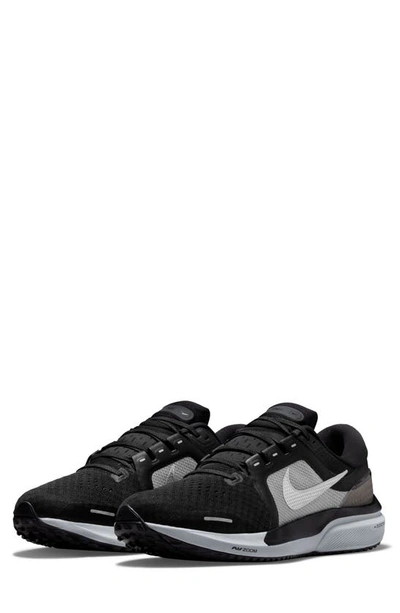 Nike Air Zoom Vomero 16 Road Running Shoe In Black/ Silver