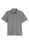 Vineyard Vines Jean Stripe Sankaty Performance Polo In Jet Black
