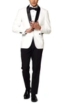 OPPOSUITS PEARLY WHITE TWO-PIECE SUIT & BOW TIE,OTUX-0001