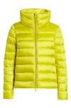 Save The Duck Elsie Waterproof Puffer Coat In Citronella Green