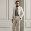 Polo Ralph Lauren Gregory Linen-silk Suit Trouser In Light Cream