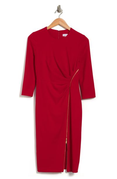 open lace back dress Calvin Klein Long Sleeves Traveling Logo Full Zip Hoodie main image 0