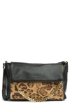 Aimee Kestenberg Aimee Kestenburg Leather Madison Crossbody Bag In Black/amazon Leopard