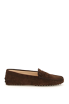 Tod's Womens Brown Gomma 10l Slip-on Suede Loafers In Marrone Africa (brown)