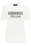 Dsquared2 Ceresio 9 Print T-shirt In White (white)
