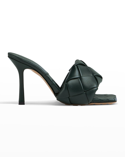 Bottega Veneta The Lido Sandals In Inkwell