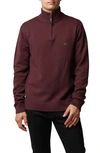 Rodd & Gunn Rodd And Gunn Merrick Bay Quarter-zip Sweater In Port
