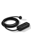Shinola 2 Port & Dual Usb Power Supply Extension Cord In Black