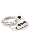 Shinola 2 Port & Dual Usb Power Supply Extension Cord In Cream