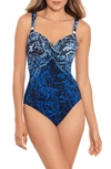 MIRACLESUITR BOA BLUES PEREGRINA ONE-PIECE SWIMSUIT,6537354