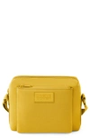 Dagne Dover Micah Water Resistant Crossbody Bag In Ochre