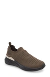 Ara Monroe Slip-on Sneaker In Taiga Woven/ Moro Metallic