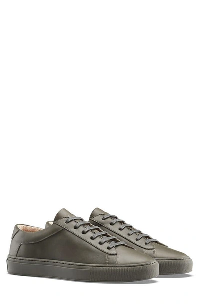 Koio Capri Leather Sneaker In Moss