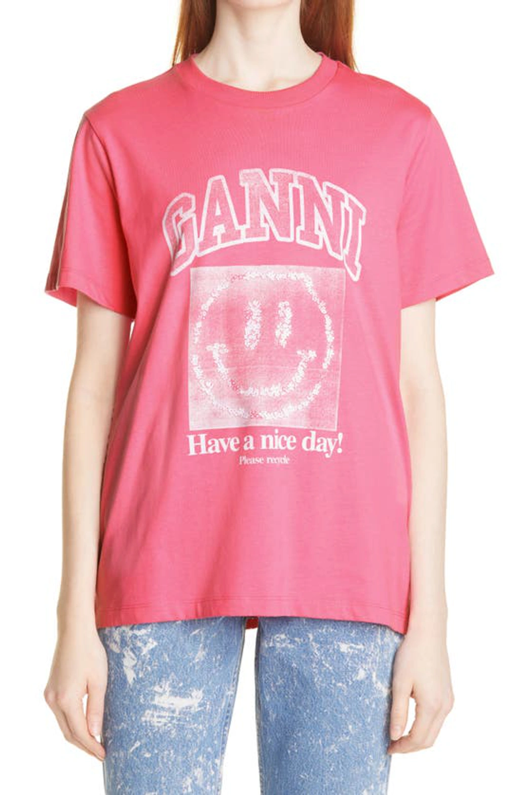 GANNI パープルグラフィックベスト GANNI Graphic Cropped Vest 'Purple' - POIZON