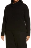 VINCE BOILED COWL NECK CASHMERE SWEATER,VE806179005