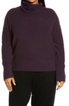 VINCE BOILED COWL NECK CASHMERE SWEATER,VE806179005