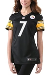 NIKE NIKE BEN ROETHLISBERGER BLACK PITTSBURGH STEELERS GAME PLAYER JERSEY,67NW-PTGH-7LF-2NB