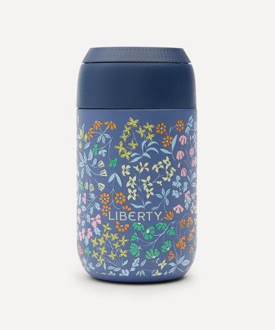 Chilly's April Flowers Series 2 Coffee Cup 340ml In Whale Blue