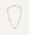 Kenneth Jay Lane Simulated-pearl Cluster Necklace In Gold