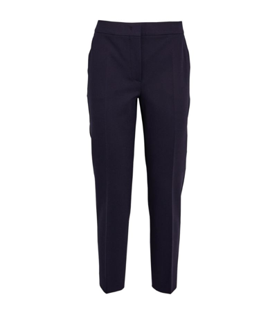Max Mara Tapered Trousers In Blue