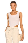 COTTON CITIZEN THE IBIZA SQUARE NECK TANK,COTF-WS166