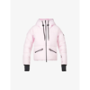 MONCLER WOMENS PINK ALLESAZ PADDED SHELL-DOWN JACKET XS