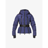 MONCLER WOMENS NAVY GONCELIN PADDED SHELL-DOWN JACKET S