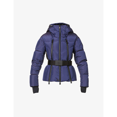 Moncler Womens Navy Goncelin Padded Shell-down Jacket S In Blue