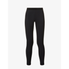 GIVENCHY GIVENCHY WOMEN'S BLACK BRANDED HIGH-RISE STRETCH-WOVEN LEGGINGS,51557066