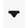 Melissa Odabash Brussels Mid-rise Bikini Bottoms In Mazy Black