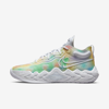 Nike Air Zoom G.t. Run Basketball Shoes In Multi-color,white,white