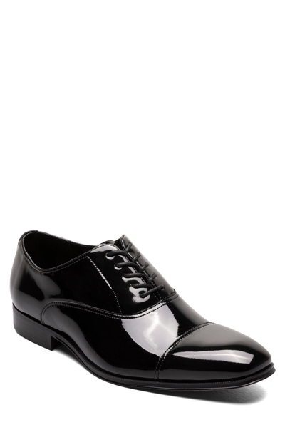 Florsheim Atlanta Cap Toe Oxford In Black Patent