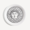 Fornasetti Tray Re Sole In White/black