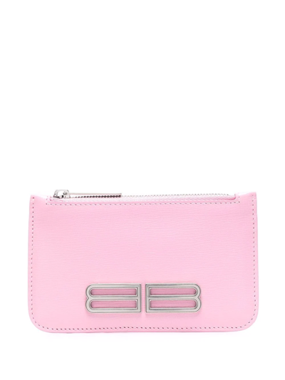 Balenciaga Gossip Long Wallet In Pink
