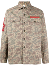 MAHARISHI CAMO DRAGON EMBROIDERED SHIRT