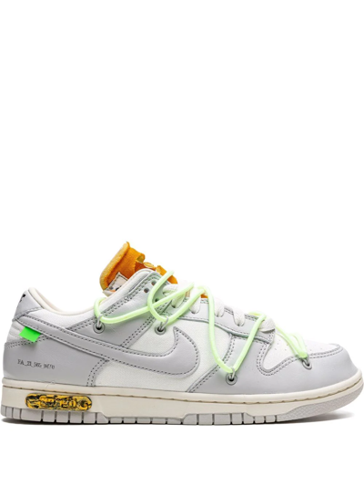 Nike X Off-white Dunk Low Sneakers In Grey
