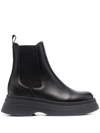 Ganni Creepers Chelsea Boot In Black